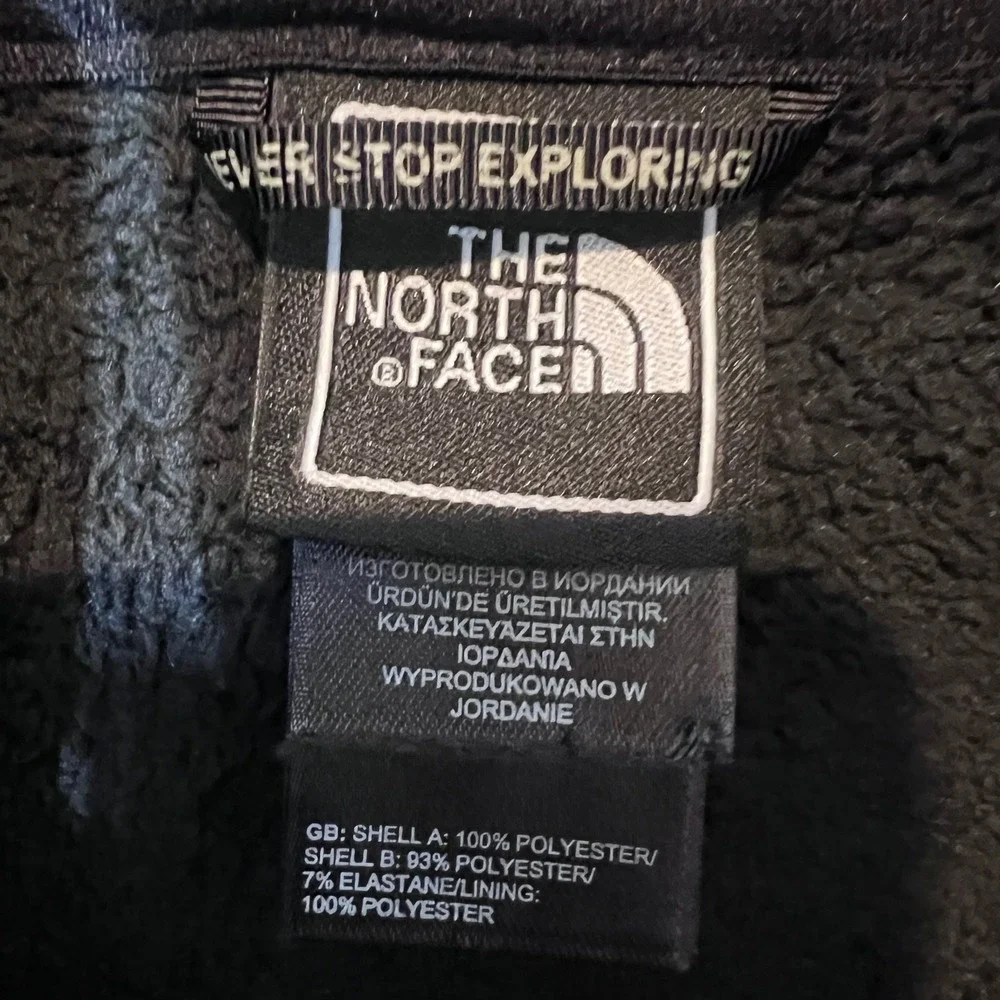 The‎ North Face Womens Osito High Pile Black Fleece Vest Full Zip Size Small